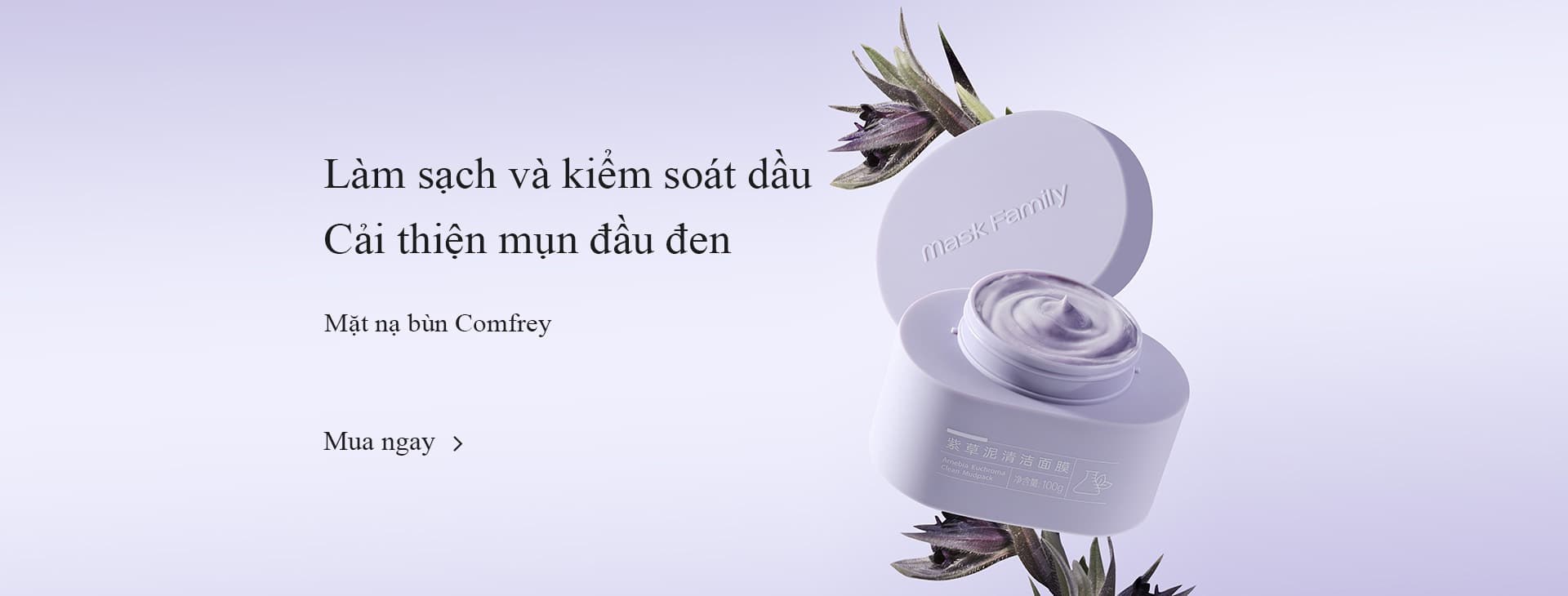 Mặt nạ bùn Comfrey